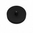 Kit Mini metal cylindrical rose with 1 central hole and 2 lateral holes