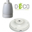Porcelain socket and rose kit, without cable