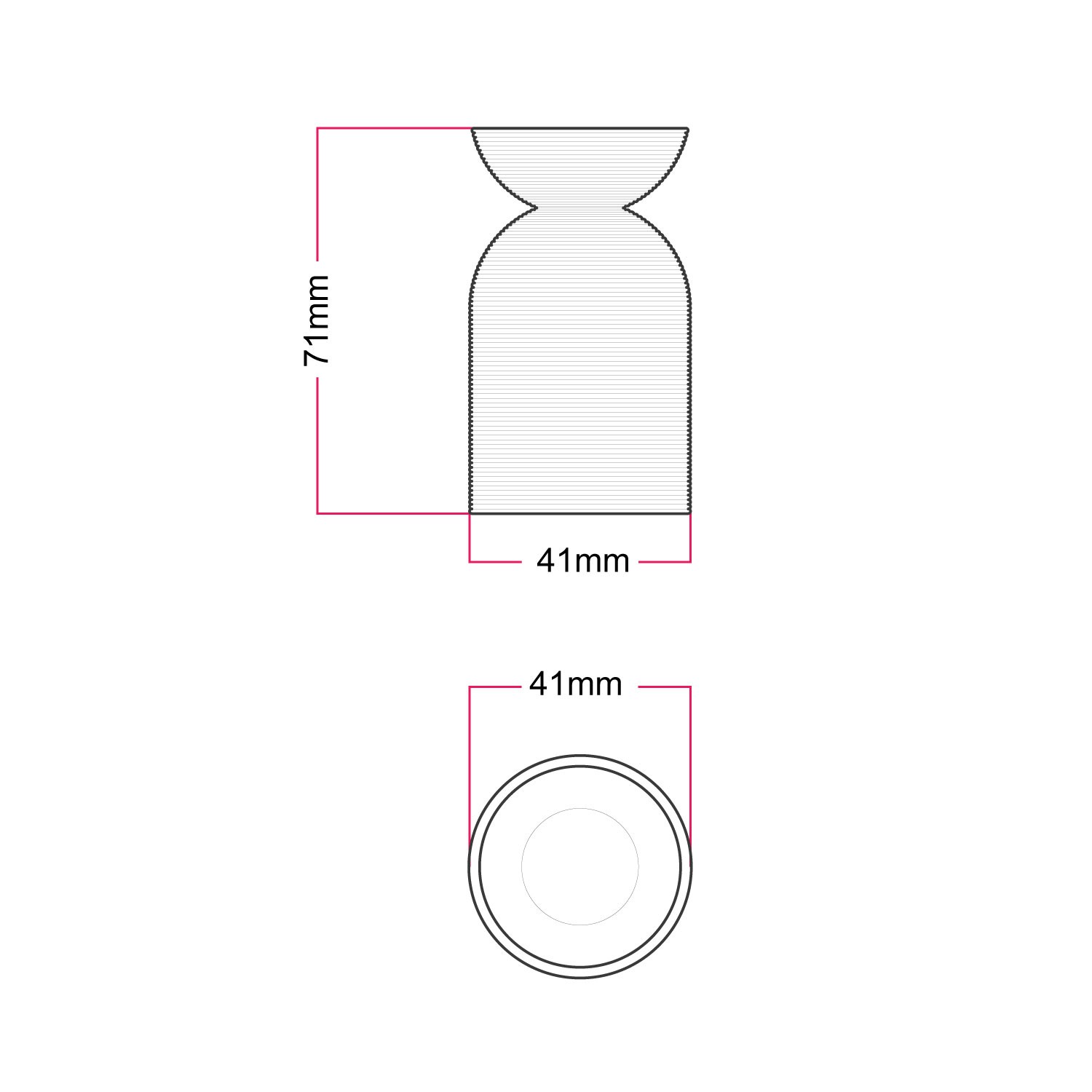 E27 lamp holder kit in recycled plastic from 3D printing