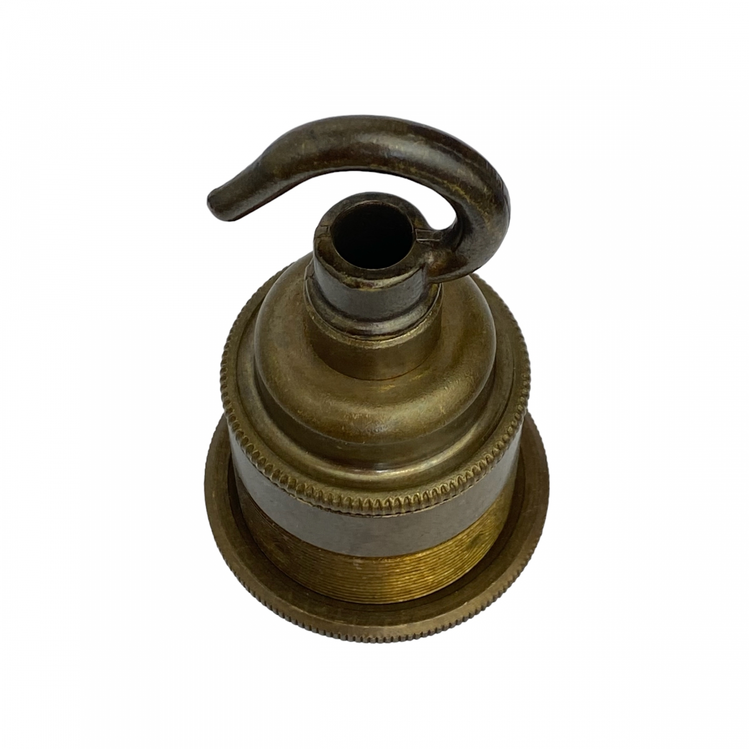 Lampholder Large Brass with Hook