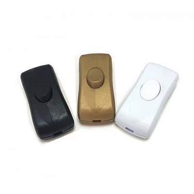 Double Pole in-line Switch, Gold - 1 pc