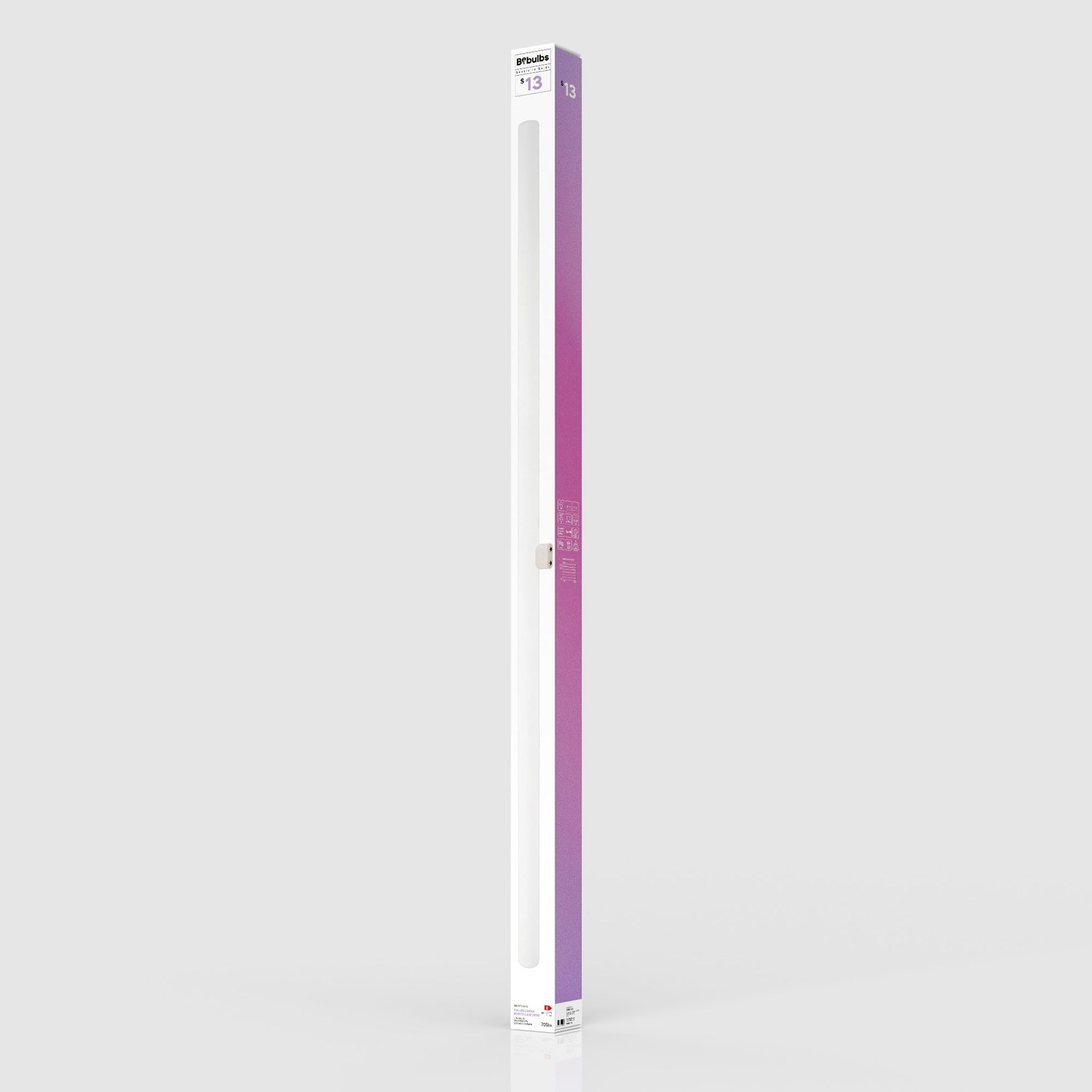LED Linear Porcelain Effect S14d Light Bulb - length 1000 mm 9W 705Lm 2700K Dimmable - S13