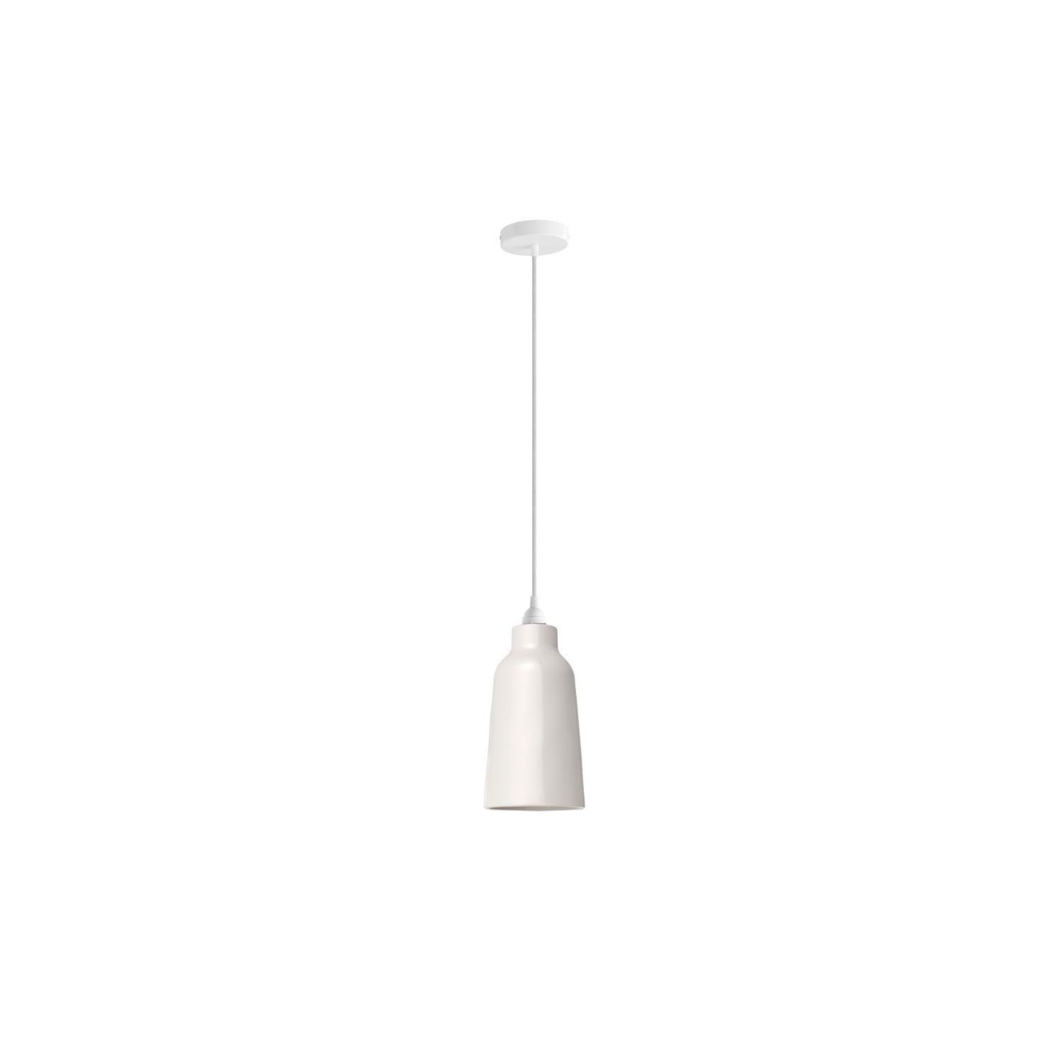 Ceramic Pendant Light: Bottle