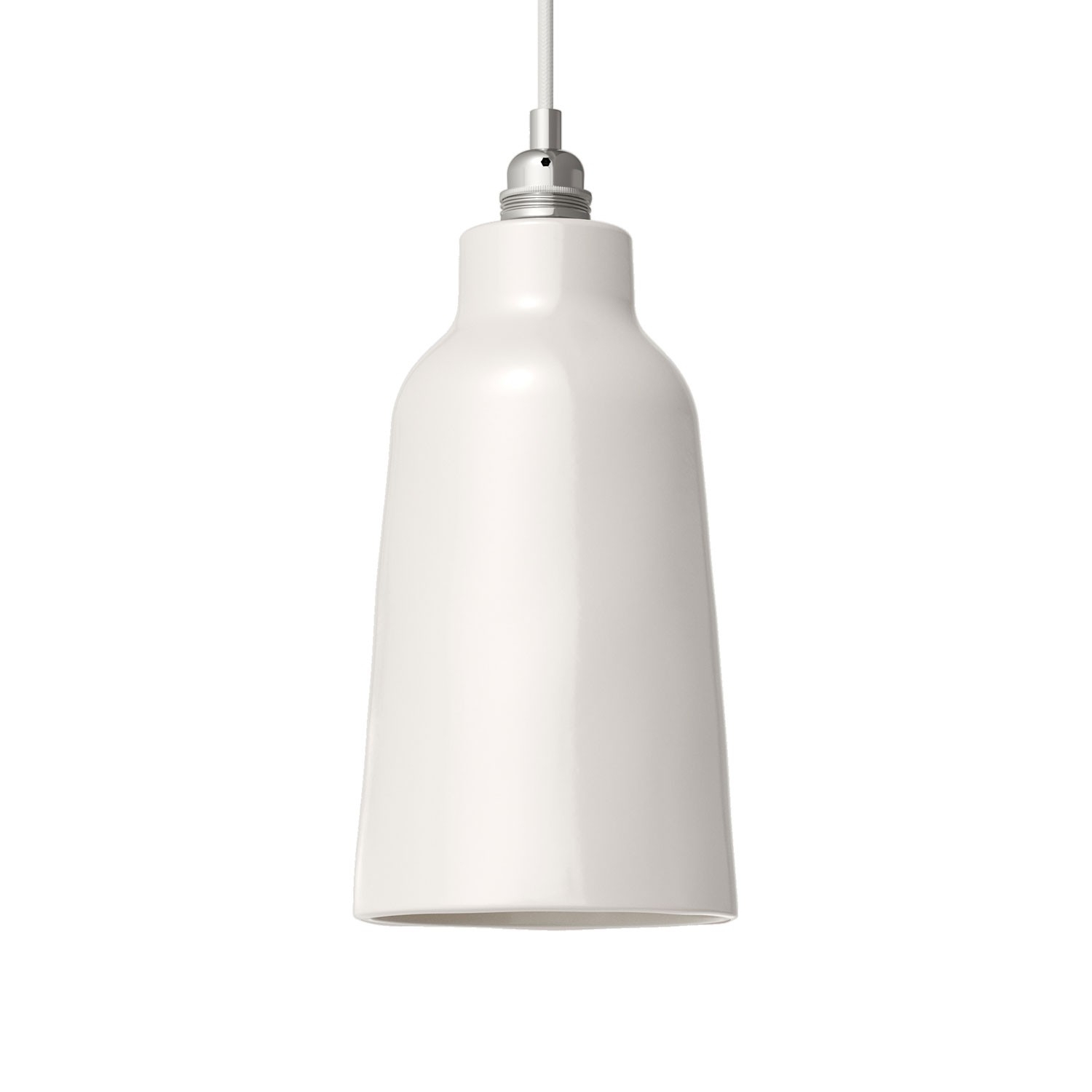 Ceramic Pendant Light: Bottle