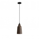 Ceramic Bottle Pendant Light: Rust