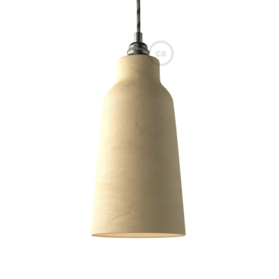 Ceramic Pendant Light: Bottle