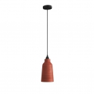 Ceramic Bottle Pendant Light: Terracotta