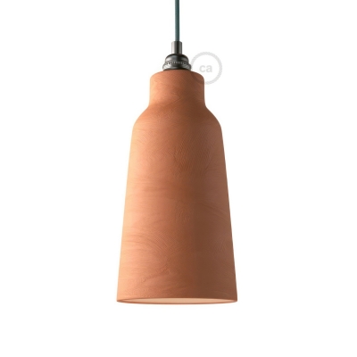 Ceramic Pendant Light: Bottle