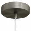 Cylindrical metal ceiling rose kit: Gloss White