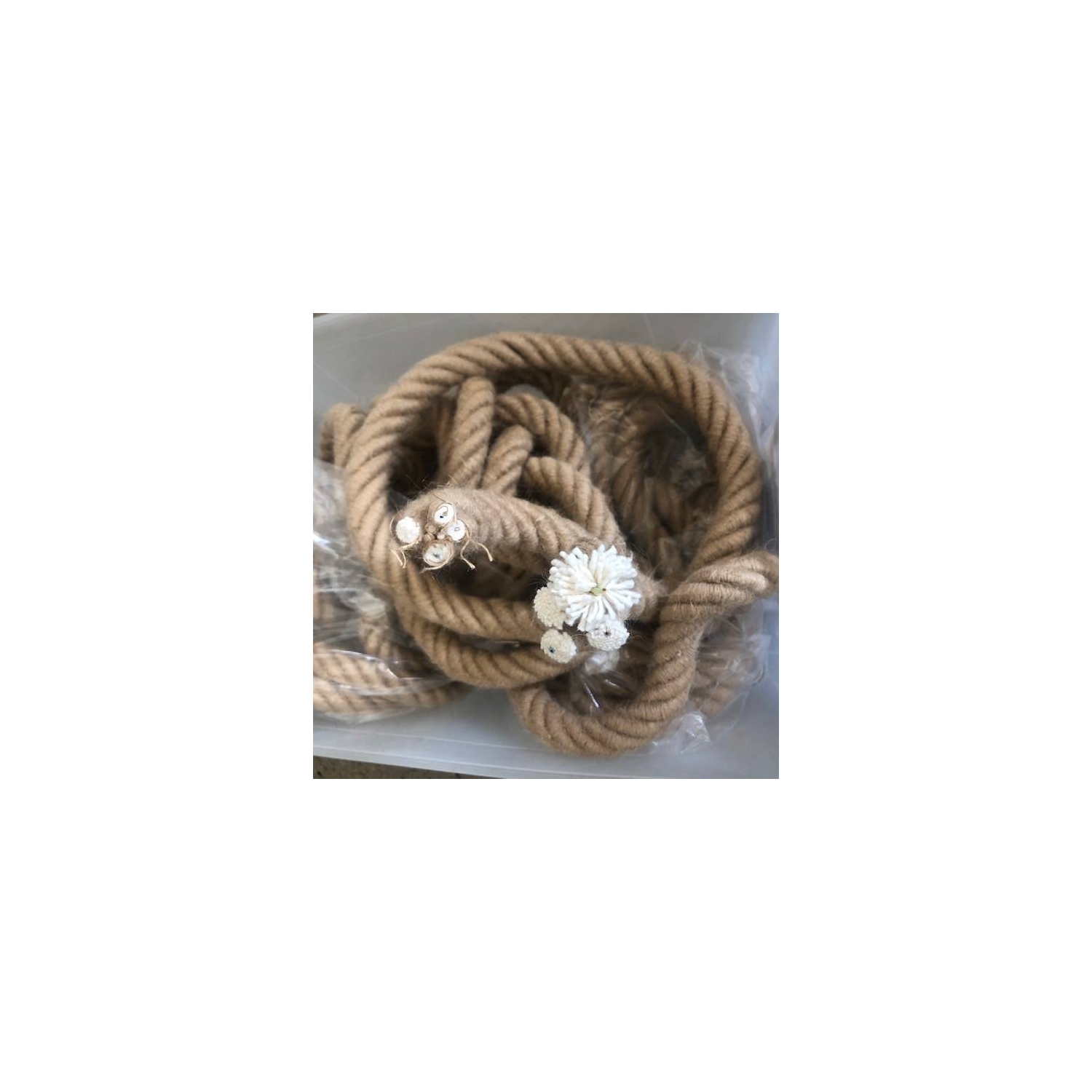Rope Cable XL, 2XL, 3XL. Rough Jute.