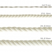 Rope Cable XL, 2XL, 3XL. Raw Cotton.