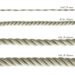 Rope Cable XL, 2XL, 3XL. Natural Linen.