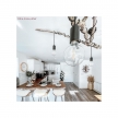 Pendant Light Metal: Cylindrical White