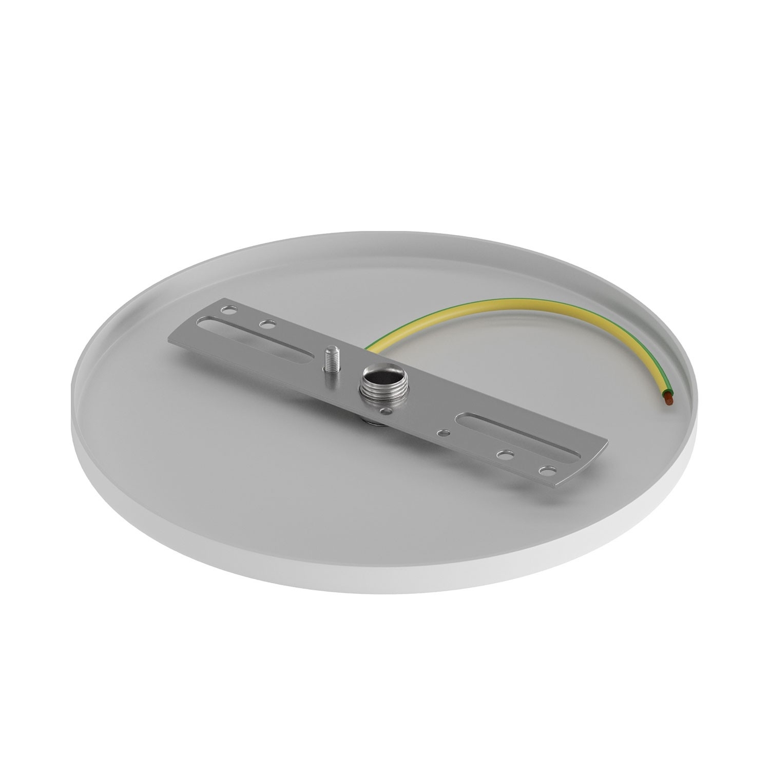 Pendant Light Metal: Cylindrical White
