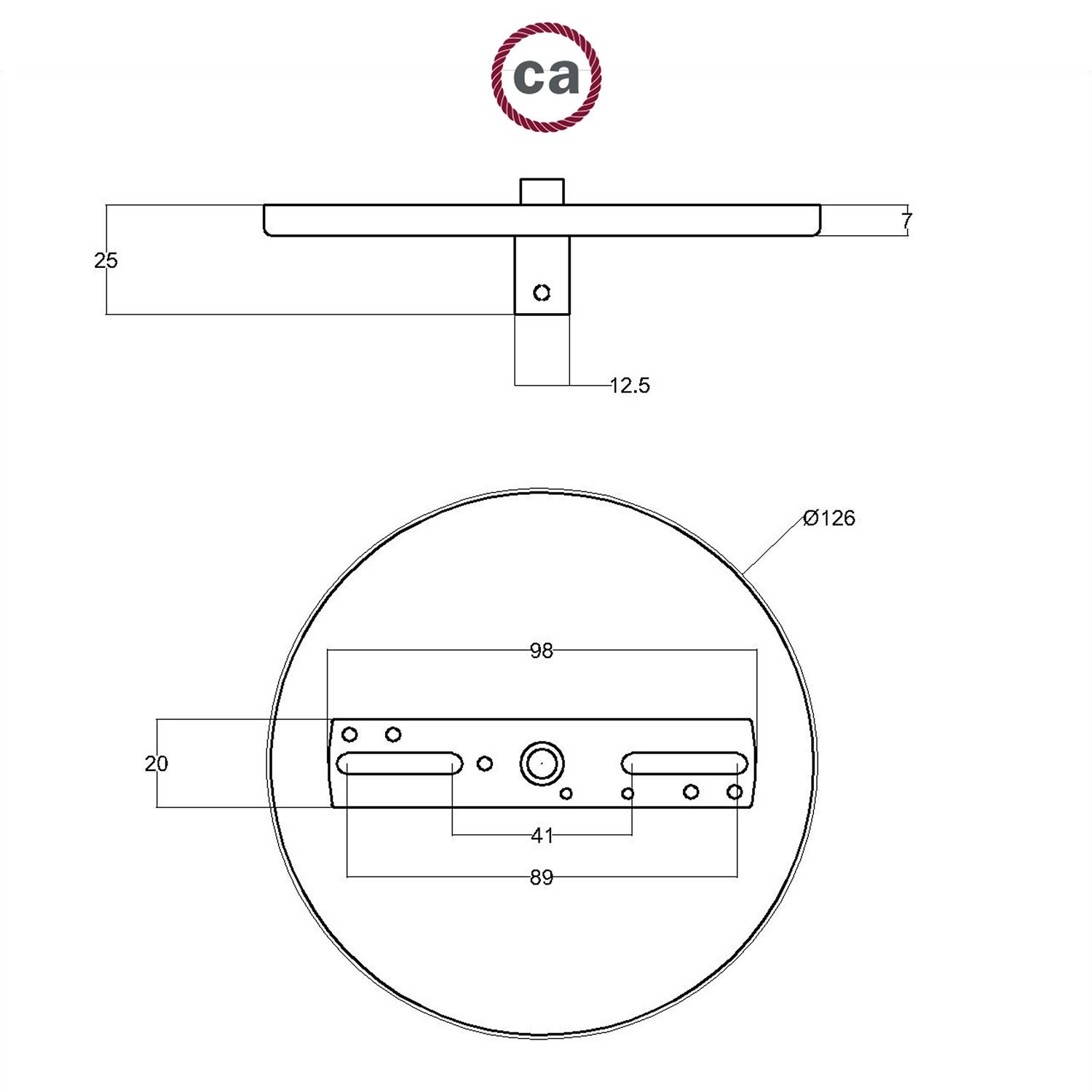 Pendant Light Metal: Cylindrical White