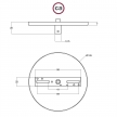 Pendant Light Metal: Cylindrical White