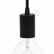 Pendant Light Metal: Cylindrical White