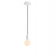 Pendant Light Metal: Cylindrical White