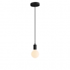 Pendant Light Metal: Cylindrical Black