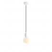 Pendant Light Metal: Cylindrical White