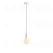 Pendant Light Metal: Cylindrical White