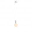 Pendant Light Metal: Cylindrical White