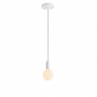 Pendant Light Metal: Cylindrical White