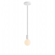 Pendant Light Metal: Cylindrical White