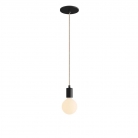 Pendant Light Metal: Flush Black