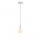 Pendant Light Metal: Flush White