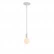 Pendant Light Metal: Cylindrical White