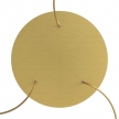 3 Hole - EXTRA LARGE Round Ceiling Rose Canopy - 400mm