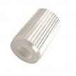 Transparent plastic cable clamps
