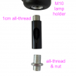 Side hole extension for lamp holder