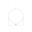 Fibre Sphere Medium Pendant Light