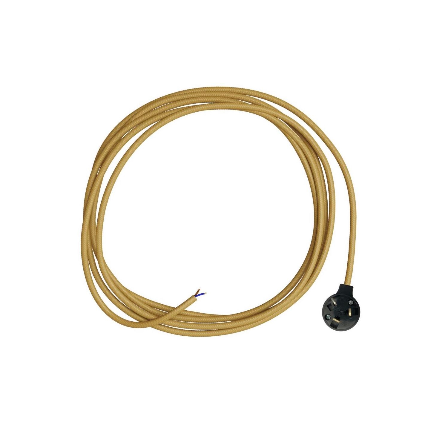 Plug-In Light Wiring- 2core Black