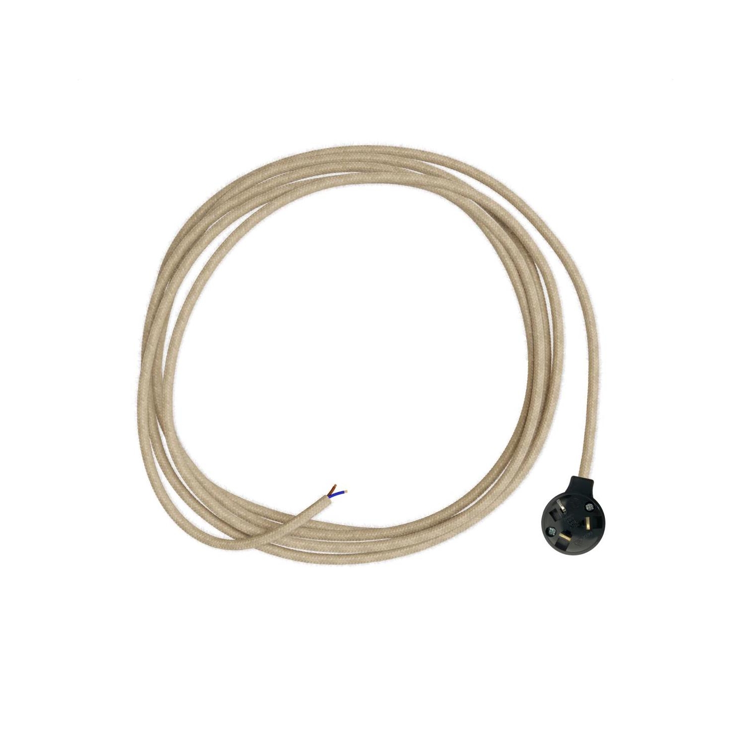 Plug-In Light Wiring- 2core Black