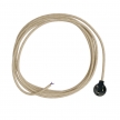 Plug-In Light Wiring- 2core Black