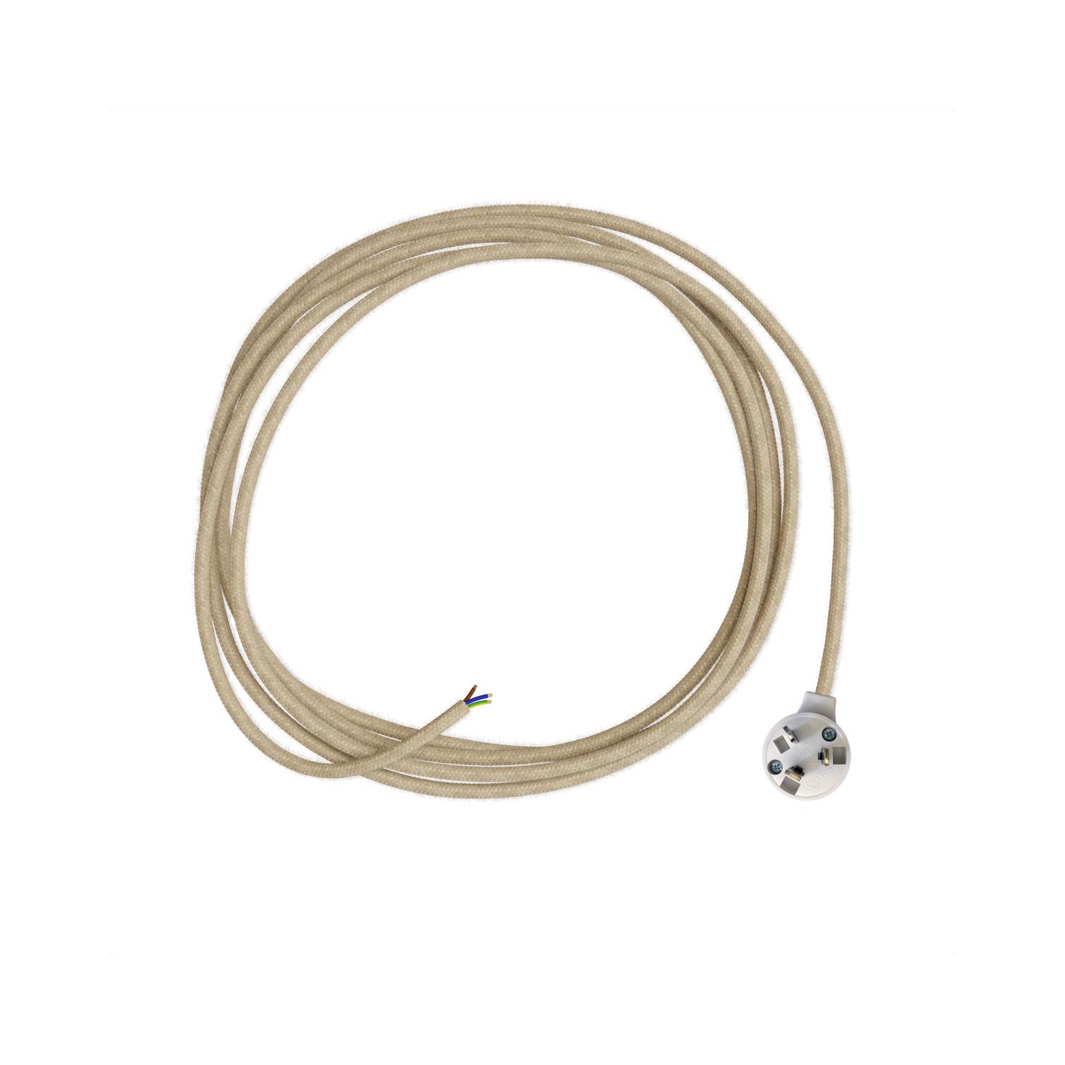 Plug-In Light Wiring- 3core White