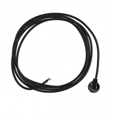 Plug-In Light Wiring- 3core Black