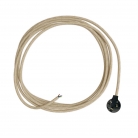 Plug-In Light Wiring- 2core Black