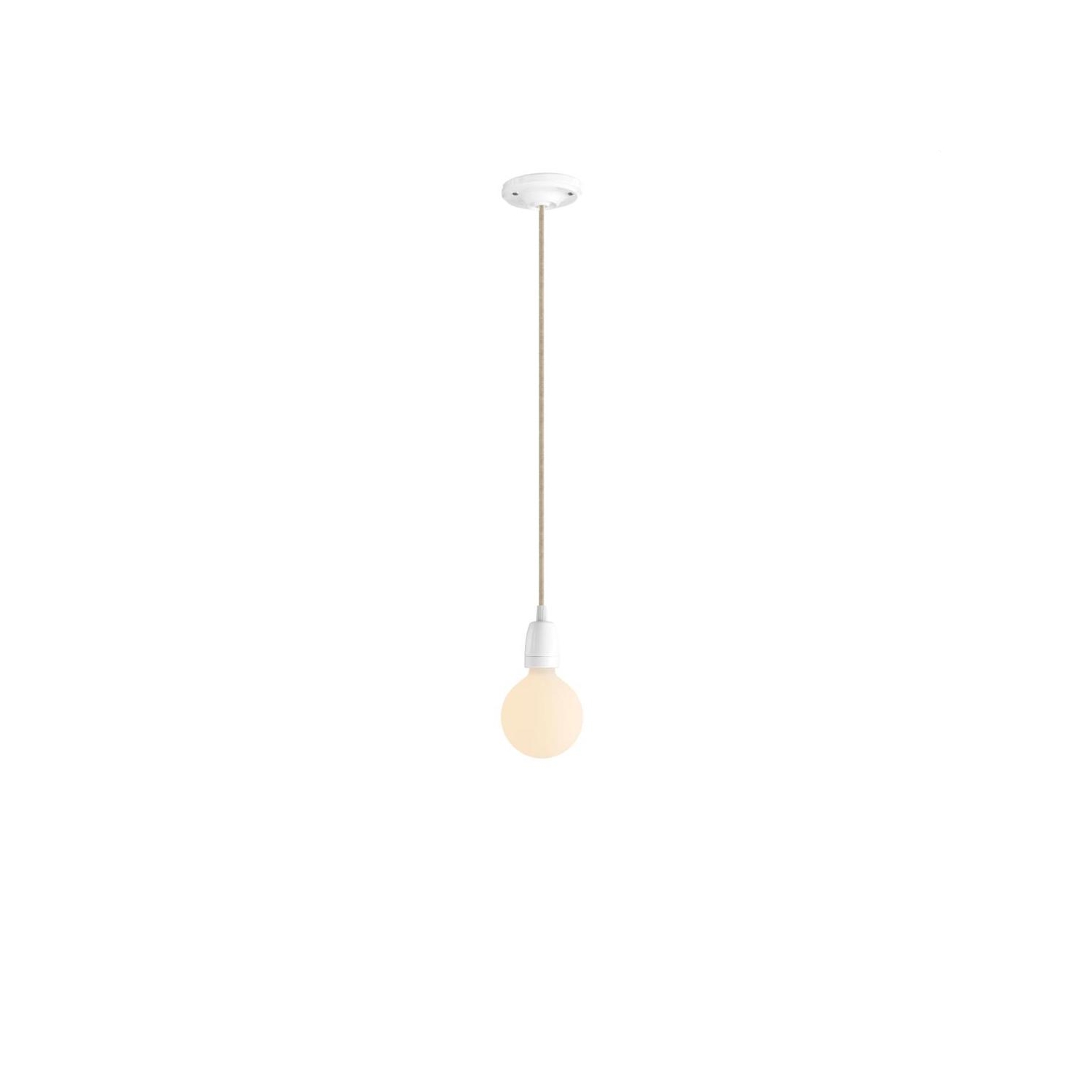 Pendant Light for Shade: Porcelain White