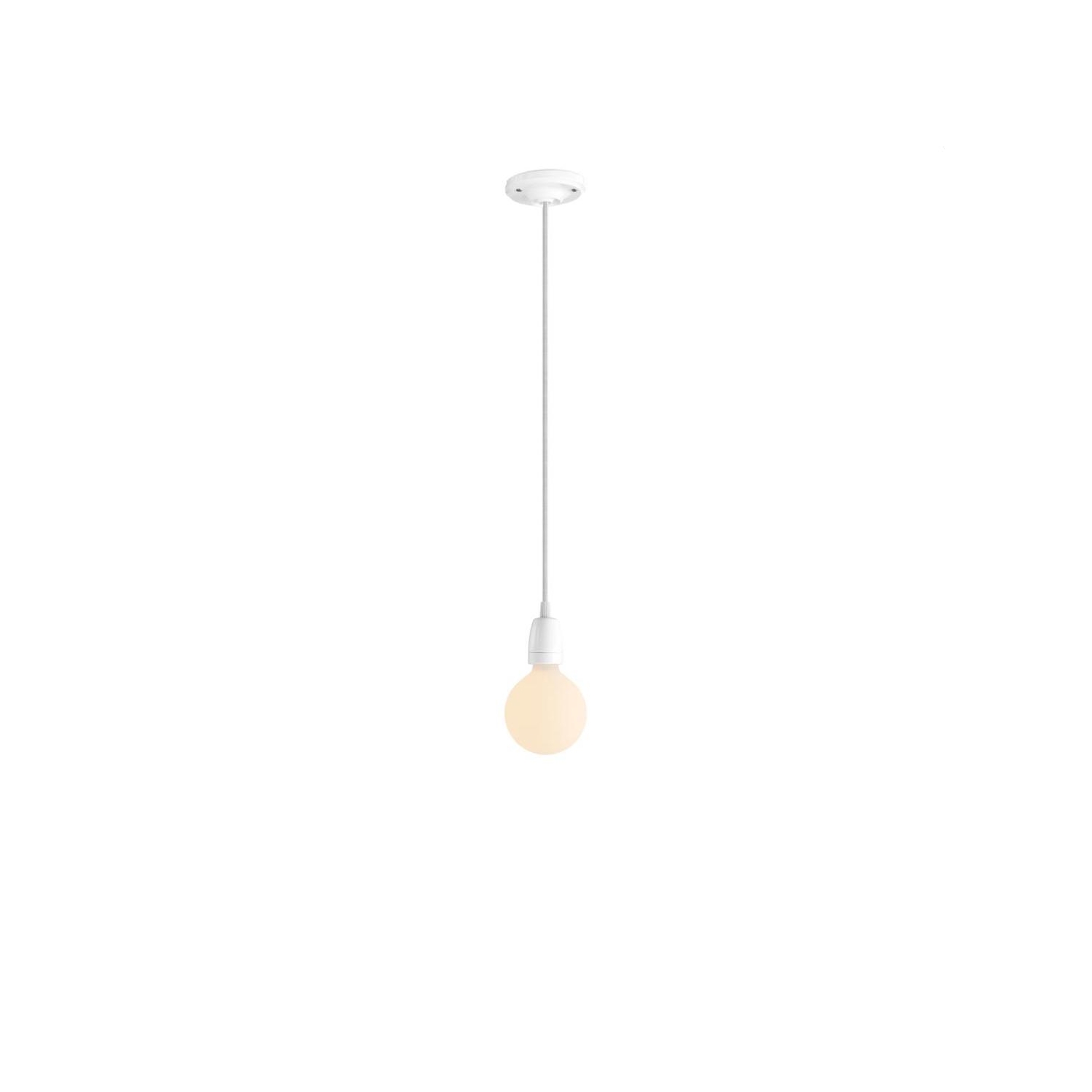 Pendant Light for Shade: Porcelain White