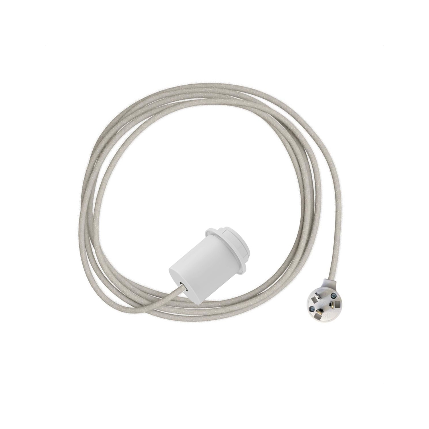 Plug-In Light for Shade: Minimal White