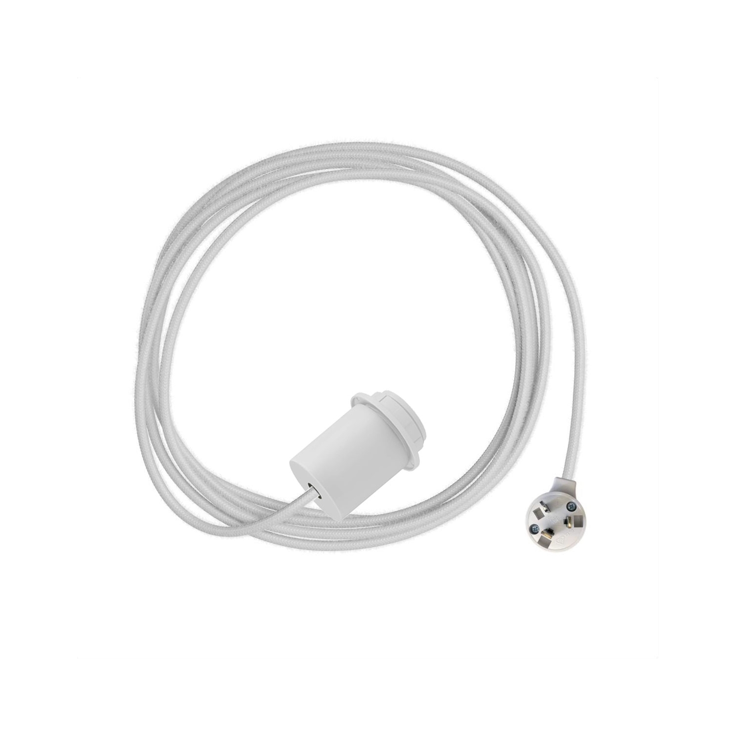 Plug-In Light for Shade: Minimal White