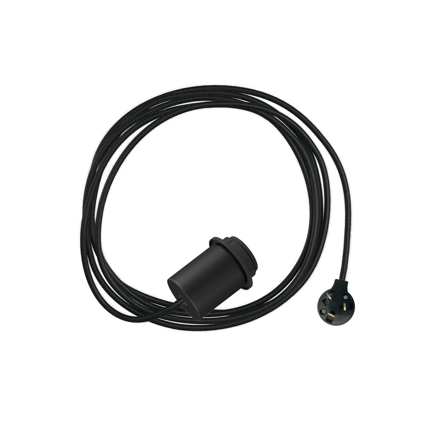 Plug-In Light for Shade: Minimal Black