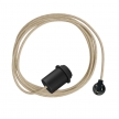 Plug-In Light for Shade: Minimal Black