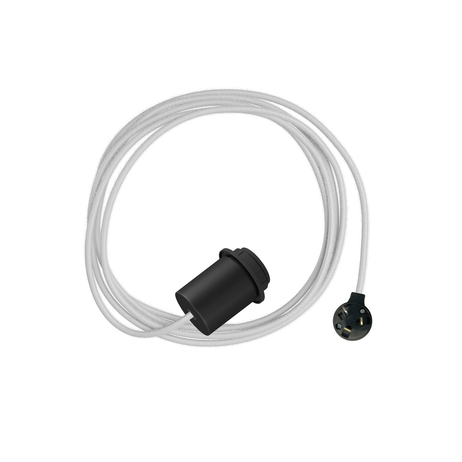 Plug-In Light for Shade: Minimal Black