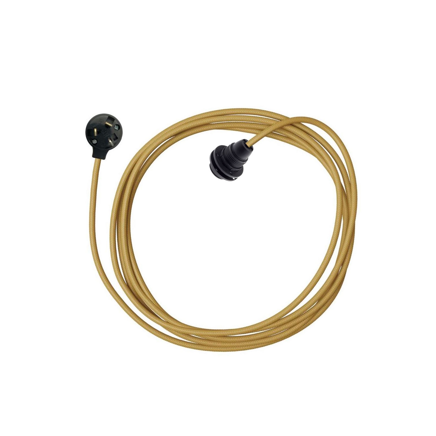 Plug-In Light for Shade E14: Black