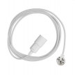 Switched Snake Pendant Light: White